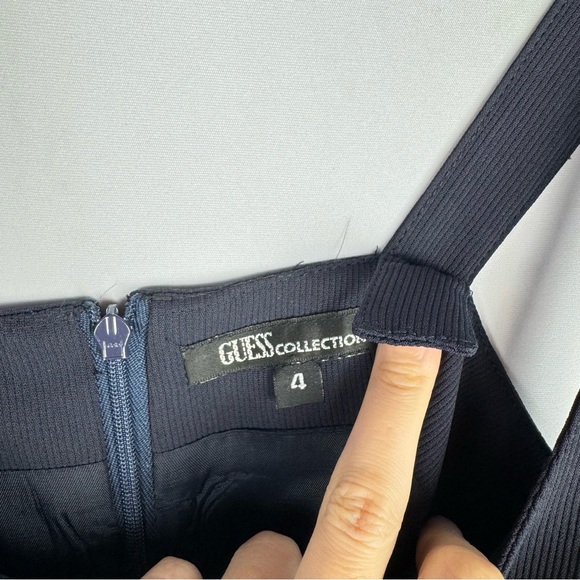 Guess Collection Dark Navy Sleeveless Dress - Picture 3 of 4